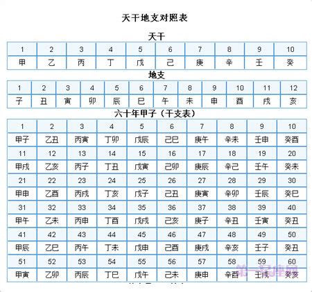 12天干地支|十二天干地支对照表 十天干和十二地支详解